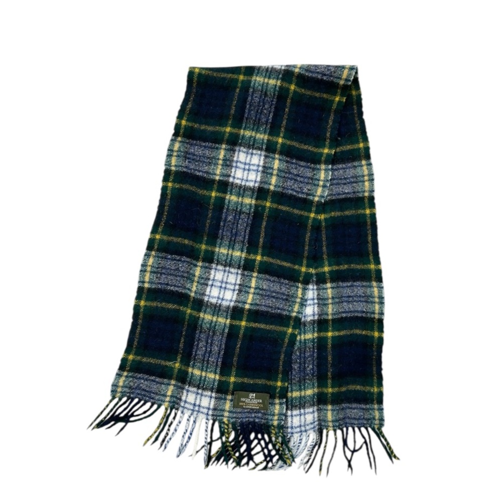 Lochcarron Highlander Tartan Plaid Wool Scarf